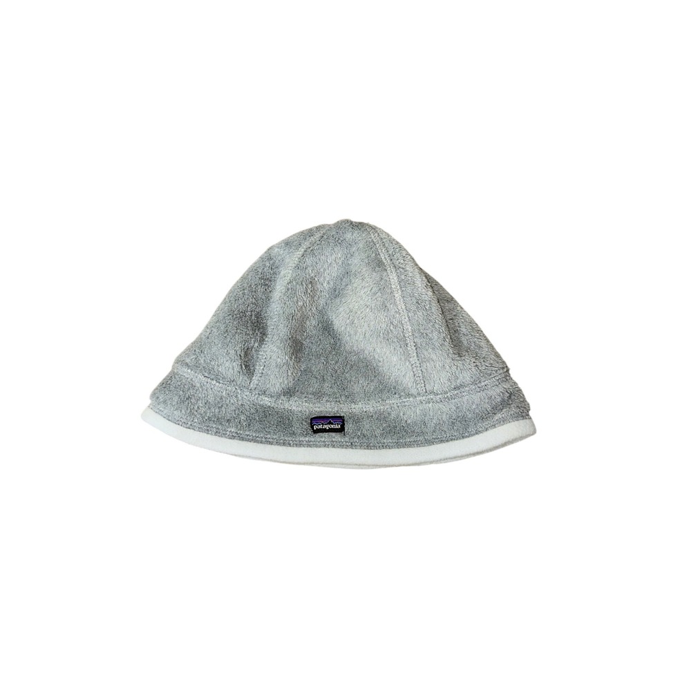 Patagonia Womens Grey Re-Tool Polartec Thermal Pro Fleece Beanie Hat One